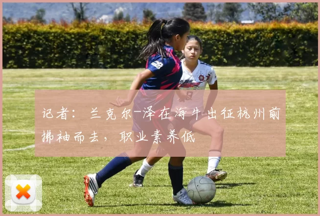 记者：兰克尔-泽在海牛出征杭州前拂袖而去，职业素养低